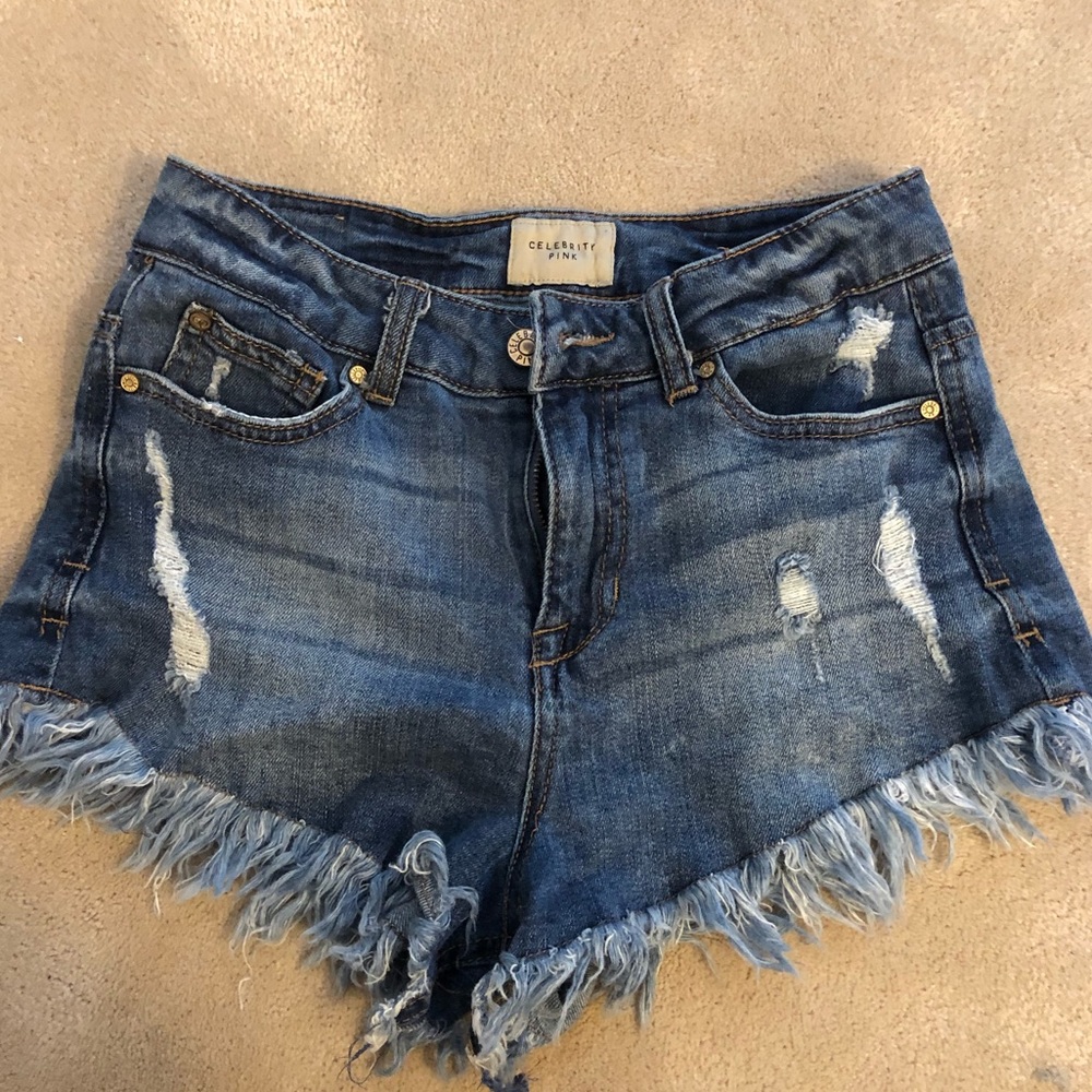 Frayed shorts